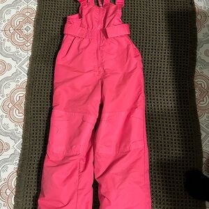 Cat & Jack Pink Insulated Overalls for Winter. Snow pants
